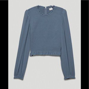 Aritzia Wilfred tempest blouse size large